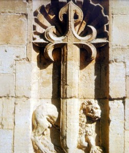 cruz-espada emblema orden de santiago san marcos de león